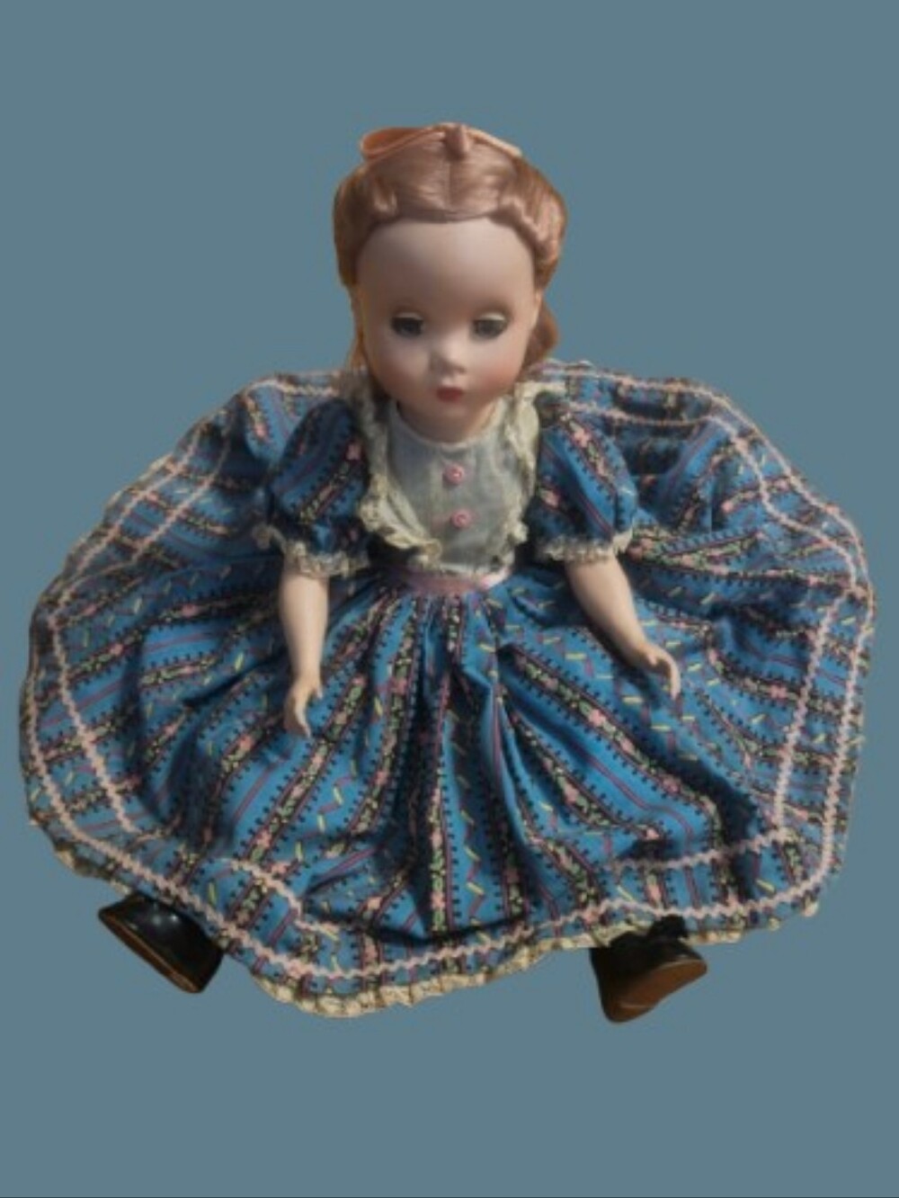 *Madame Alexander Little Women Beth Hard Plastic Doll 1950's